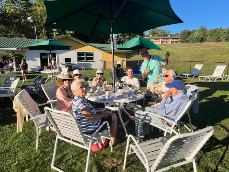 Group Shot at Table at High Ridge Club